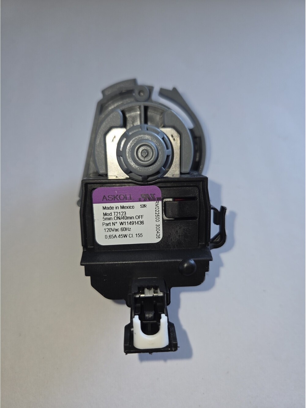 New! OEM Whirpool Diswasher Drain Pump - Askoll W11491436 A25